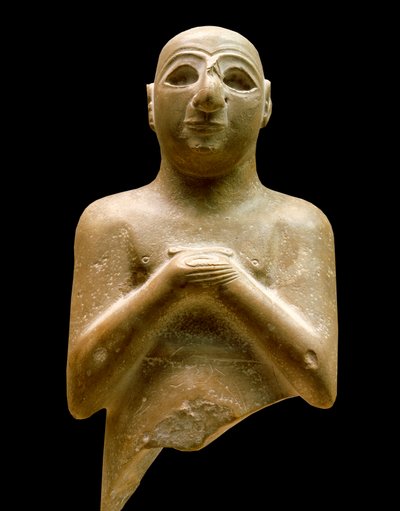 Arte della Mesopotamia: statua di lugaldalu (orante) da Mesopotamian Mesopotamian