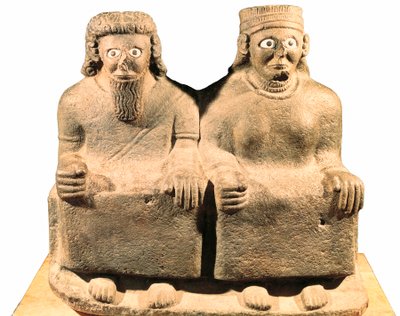 Dio Hadad e Dea Ishtar da Mesopotamian Mesopotamian