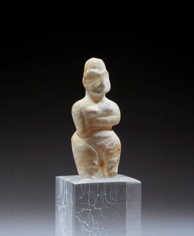 Mesopotamia: statuetta femminile di alabastro dalla necropoli di Tell es Sawwan. 5800-5500 a.C. Parigi, Museo del Louvre da Mesopotamian Mesopotamian