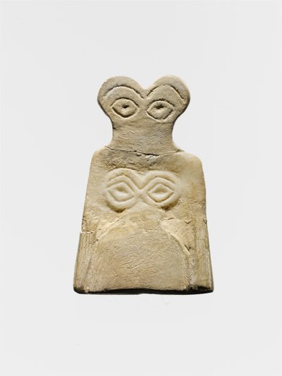 Idolo oculare di Uruk Medio, c.3700-3500 a.C. da Mesopotamian School