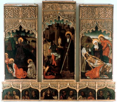 Trittico di Santa Chiara, 1486 da Mestre Hilarius