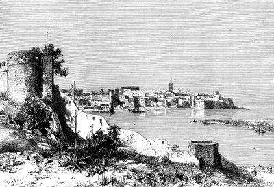 Rabat e la foce del fiume Bu-Regrag, Marocco, 1895 da Meunier