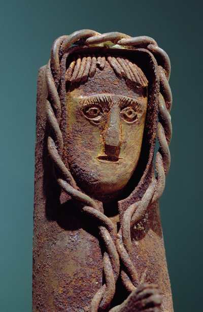 Portacandele con una figura di Gesù (dettaglio) da Mexican School