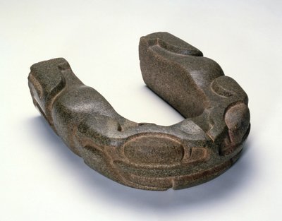 Giogo del gioco della palla cerimoniale, c.250-900 da Mexican School