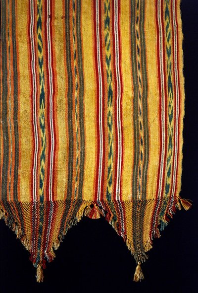 Dettaglio di un rebozo, fine XIX secolo da Mexican School