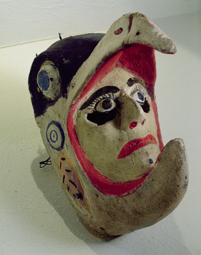 Maschera del guerriero aquila da Mexican School