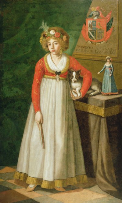 Ritratto di Isidore, 1810 da Mexican School