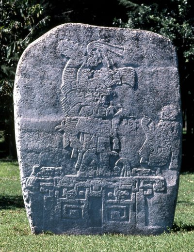 Stele, da El Meson, periodo Preclassico Tardo da Mexican School