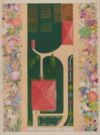 Casa e giardino di Samuel Harrison, c. 1936 da Meyer Goldbaum