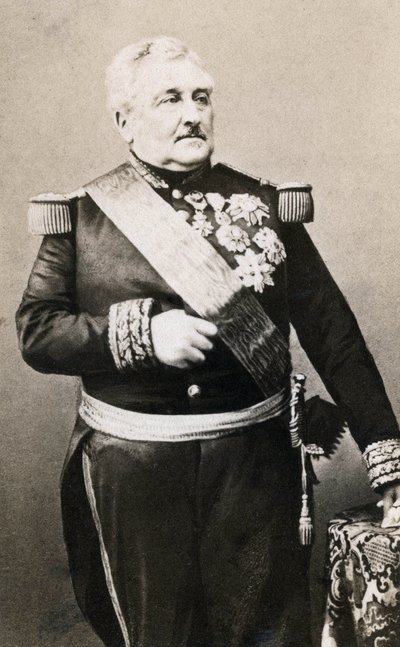 Ritratto del Maresciallo Conte Vaillant (1790-1872). Fotografia di Mayer e Pierson da Meyer and Pierson