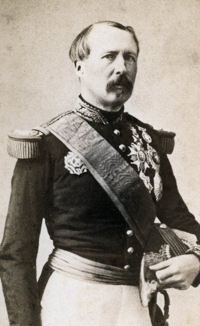 Ritratto di Maresciallo Patrice de Mac Mahon (1808-1893). Fotografia di Mayer e Pierson da Meyer and Pierson