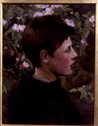Testa di un ragazzo da Mia Arnesby (attributed to) Brown