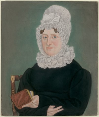 Ritratto di una donna con un cappello di pizzo da Micah Williams