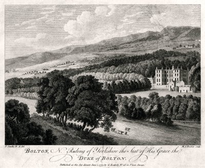 Bolton, North Riding of Yorkshire, la residenza di Sua Grazia il Duca di Bolton da Michael Angelo Rooker
