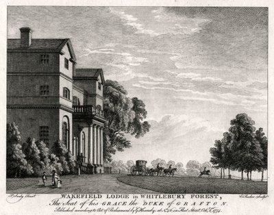 Wakefield Lodge nella foresta di Whitlebury, Northamptonshire, 1774 da Michael Angelo Rooker