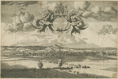 Stafford - Prospetto Est Nord-Est: incisione, nd [1686] da Michael Burghers