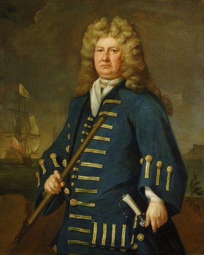 Ritratto di Sir Cloudesley Shovell da Michael Dahl