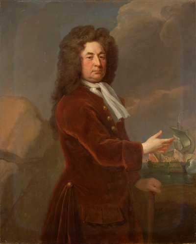 Retroammiraglio Sir William Whetstone (m.1711), fine XVII - inizio XVIII secolo da Michael Dahl