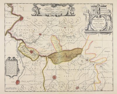 Mechlinia dominium et Aerschot ducatus / auctore Michaele Flor. a Langren ... da Michael Floris van Langren