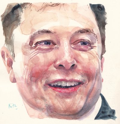 Elon Musk da Michael Frith