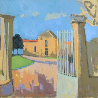 Bages, Francia, 2017 (olio su lino) da Michael G. Clark