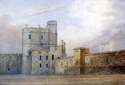 Castello di Windsor, la Torre dei Cavalieri Militari da Michael Gandy