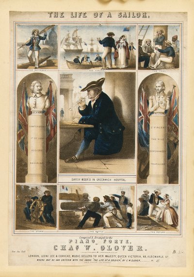 La vita di un marinaio, c.1860 da Michael Hanhart