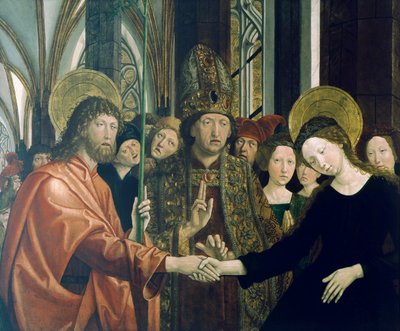 Matrimonio della Vergine da Michael Pacher