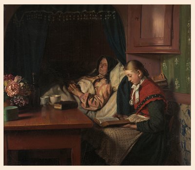Al capezzale della nonna da Michael Peter Ancher