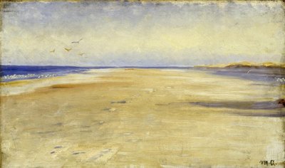 M.P. Ancher, Sulla spiaggia di Skagen da Michael Peter Ancher