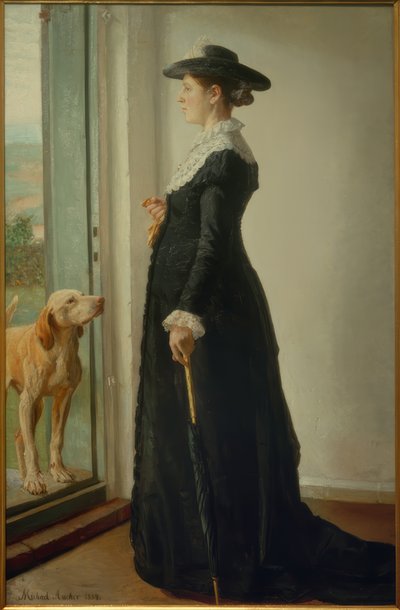 Ritratto di mia moglie. La pittrice Anna Ancher da Michael Peter Ancher