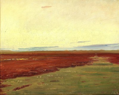 Tramonto sulle acque del ponte di Skagen. da Michael Peter Ancher