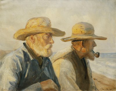 I vecchi pescatori da Michael Peter Ancher