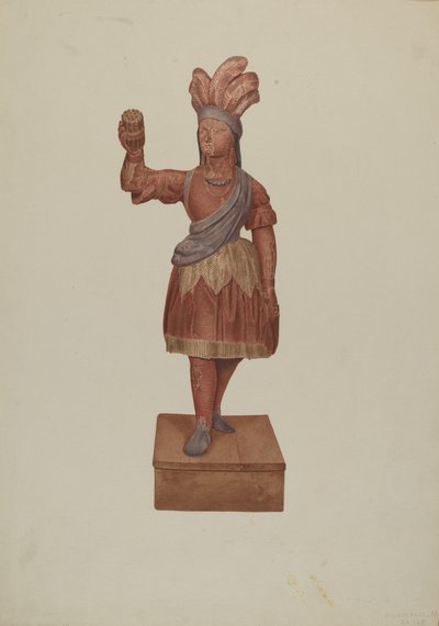 Indiano del negozio di sigari, c. 1939 da Michael Riccitelli
