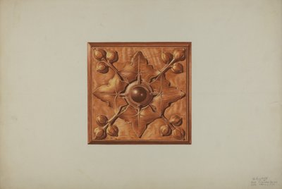 Intaglio del camino, 1939 da Michael Riccitelli