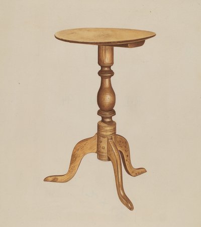 Tavolino occasionale, c. 1938 da Michael Riccitelli