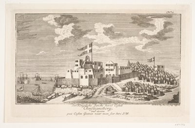 Christiansborg sulla costa della Guinea, vista da sud-ovest da Michael Rössler