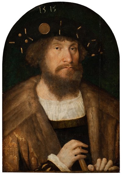 Ritratto del re Cristiano II di Danimarca 1481-1559, 1514 o 1515 da Michael Sittow