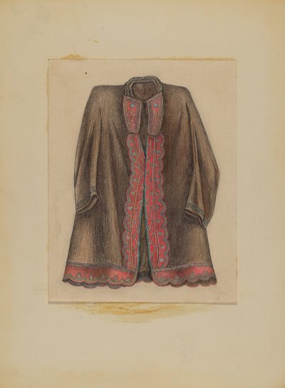 Cappotto di cotone marrone scuro da Michael Trekur