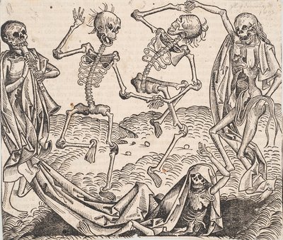 Danza della Morte dalla Cronaca del Mondo di Schedel da Michael Wolgemut