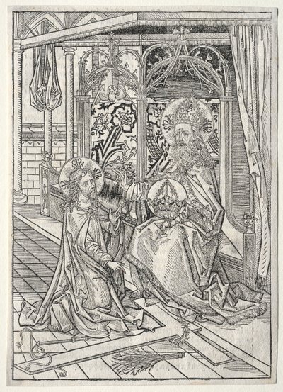 Der Schatzbehalter: La Trinità, 1491 da Michael Wolgemut