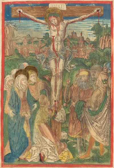 La Crocifissione con Santa Maria Maddalena da Michael Wolgemut