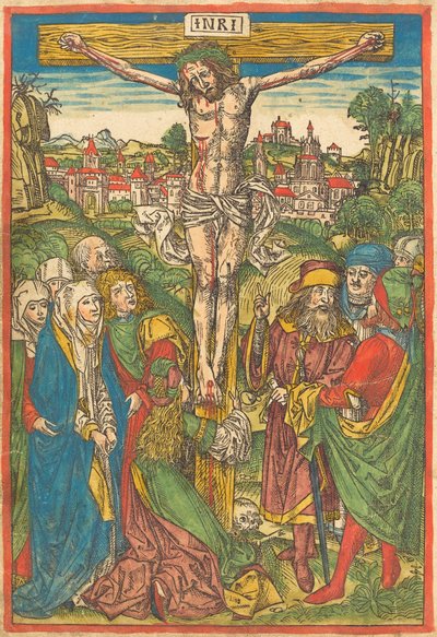 La Crocifissione con Santa Maria Maddalena da Michael Wolgemut