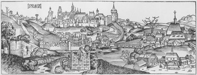 Veduta di Praga, illustrazione dal 