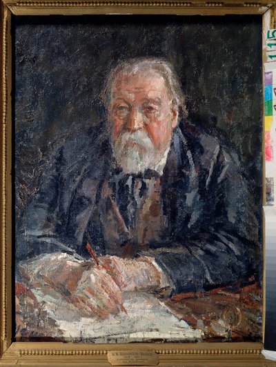 Ritratto del compositore Mikhail Ippolitov Ivanov da Michail Fyodorovich Shemyakin