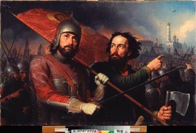 La rivolta nazionale di Kuzma Minin e del conte Dmitri Pojarski da Michail Ivanovich Skotti
