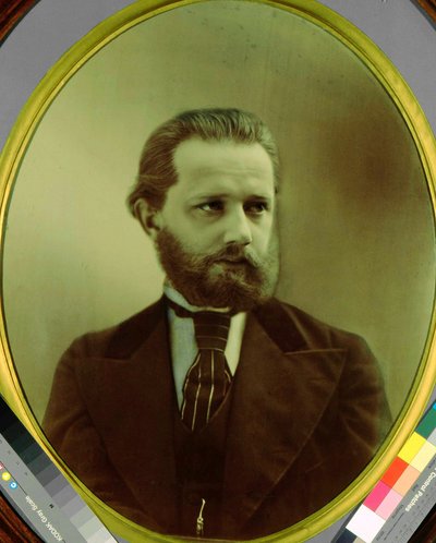 Ritratto del compositore Piotr Tchaikovsky da Michail Michailovich Panov