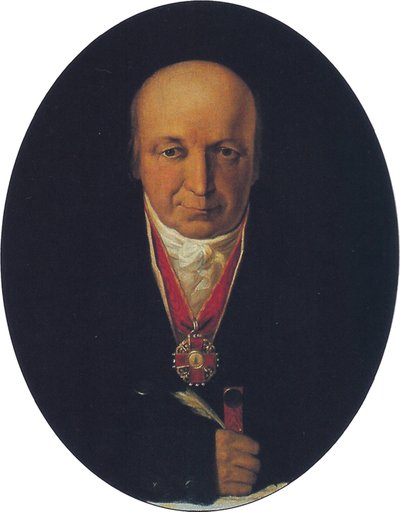 Ritratto di Alexander Baranov, capo della Compagnia Russo-Americana, primo governatore dell