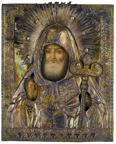 San Mitrofane di Voronež (1623-1703) da Michail Vasilyevich Borodulin