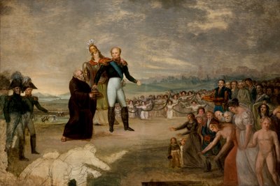 Alessandro I incoronato re di Polonia da Michal Stachowicz